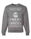 Theres Some Hos in The House Santa Merry Ugly Christmas Sweater Unisex Crewneck Graphic Sweatshirt