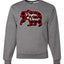 Papa Bear Cool Plaid Matching Design Merry Christmas Unisex Crewneck Graphic Sweatshirt