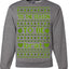 Tis the Season to Be Brat Green Text, Xmas Viral Meme Music Rave Concert Merch Ugly Christmas Sweater Crewneck Sweatshirt