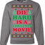 Die Hard is a Christmas Movie Classic, McClane Hans Nakatomi Plaza Xmas Party Holiday Movies Ugly Christmas Sweater Crewneck Sweatshirt