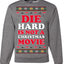 Die Hard is a Not Christmas Movie | McClane Nakatomi Ugly Christmas Sweater Crewneck Sweatshirt
