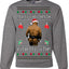 Merry Chrithmith Kith My Ath, Butt Viral Kiss My Ass Boxing Fight Meme, Funny Ugly Christmas Sweater Crewneck Sweatshirt