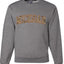 Michigan  Camo Fill Orange Outline Sweater, Unisex Crewneck Sweatshirts