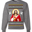 Put Christ Back In Christmas Ugly Christmas Sweater Unisex Crewneck Sweatshirt