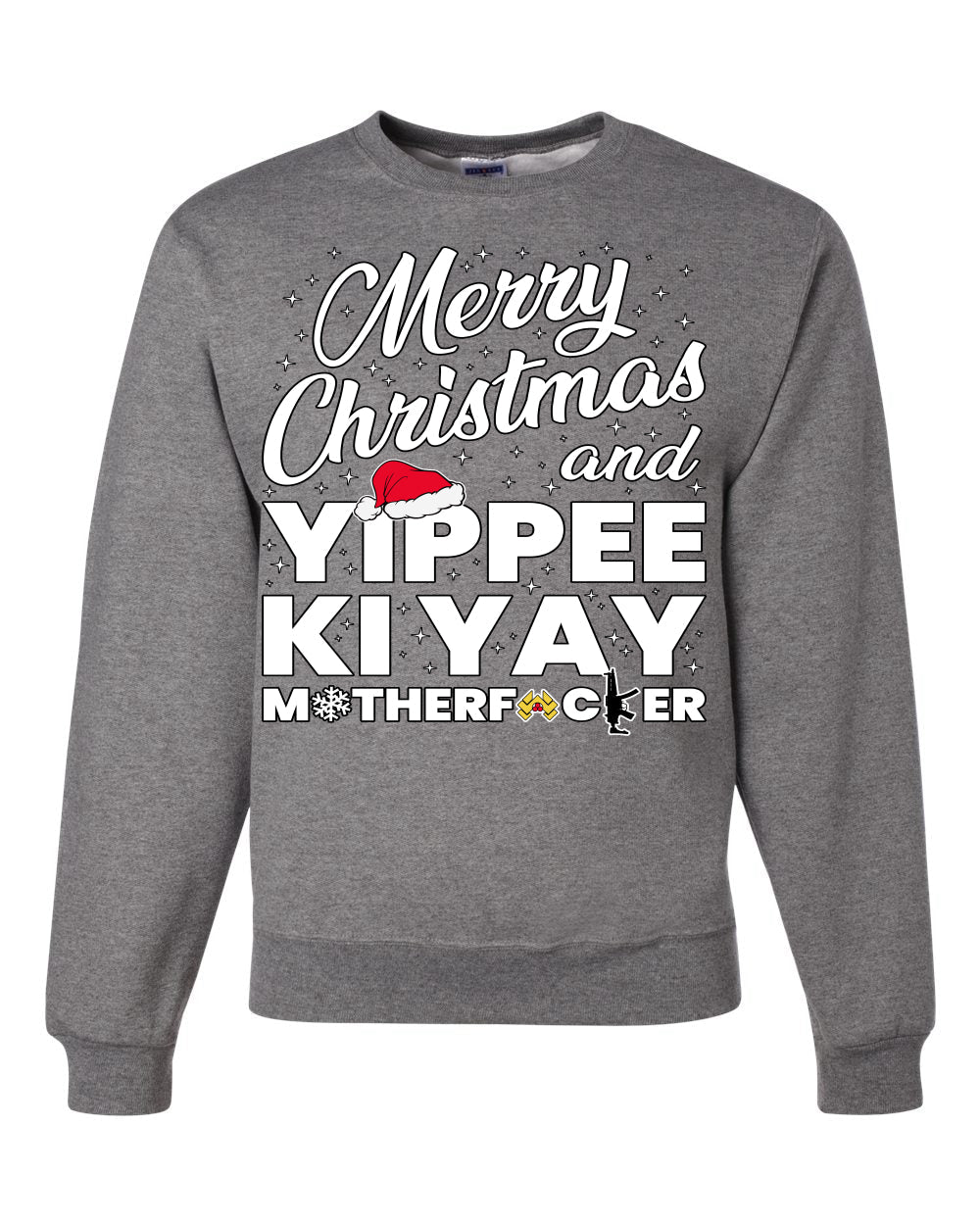 Merry Christmas and Yippee Ki Yay MOFO Christmas Unisex Crewneck Sweatshirt