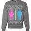 All I Want For Christmas Is For There To Be Two Genders Ugly Christmas Sweater Unisex Crewneck Sweatshirt