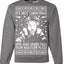 It's Not Christmas Until Hans Gruber Falls From Nakatomi Ugly Christmas Sweater Crewneck Sweatshirt