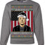 Merry Christmusk Funny Dark MAGA Santa Elon Doge Meme Ugly Christmas Sweater Crewneck Sweatshirts