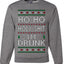 Ho Ho I'm Drunk, Funny Humor Christmas Unisex Sweater, Ugly Christmas Crewneck Sweatshirts
