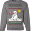 Just A Little Meltdown, Unisex Ugly Christmas Sweater Crewneck Sweatshirts