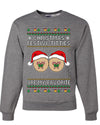 Christmas Festivi-Titties Are My Favorite, Unisex Ugly Christmas Sweater Crewneck Sweatshirts