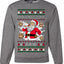 Milk And Cookie Time, Unisex Ugly Christmas Sweater, Crewneck Sweatshirts