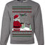 Santa Drone Show Reindeer, Unisex Ugly Christmas Sweater Crewneck Sweatshirts