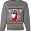 Disappointments All Of You Jesus, Unisex Ugly Christmas Sweater Crewneck Sweatshirts