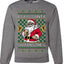 I Saw Santa Splitting The G, Unisex Ugly Christmas Sweater Crewneck Sweatshirts