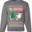 6 7 Christmas Hands, Unisex Ugly Christmas Sweater Crewneck Sweatshirts