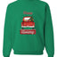 Happy Holiday Jolly Red Pick Up Merry Christmas Unisex Crewneck Graphic Sweatshirt