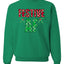 Festive AF Merry Christmas Unisex Crewneck Graphic Sweatshirt