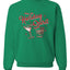 Full of Holiday Spirit, Martini Drink Holiday Design Unisex Christmas Sweater, Crewneck Sweatshirts