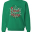 Eat Drink and Be Merry, Christmas Holiday Design Unisex Christmas Sweater, Crewneck Sweatshirts