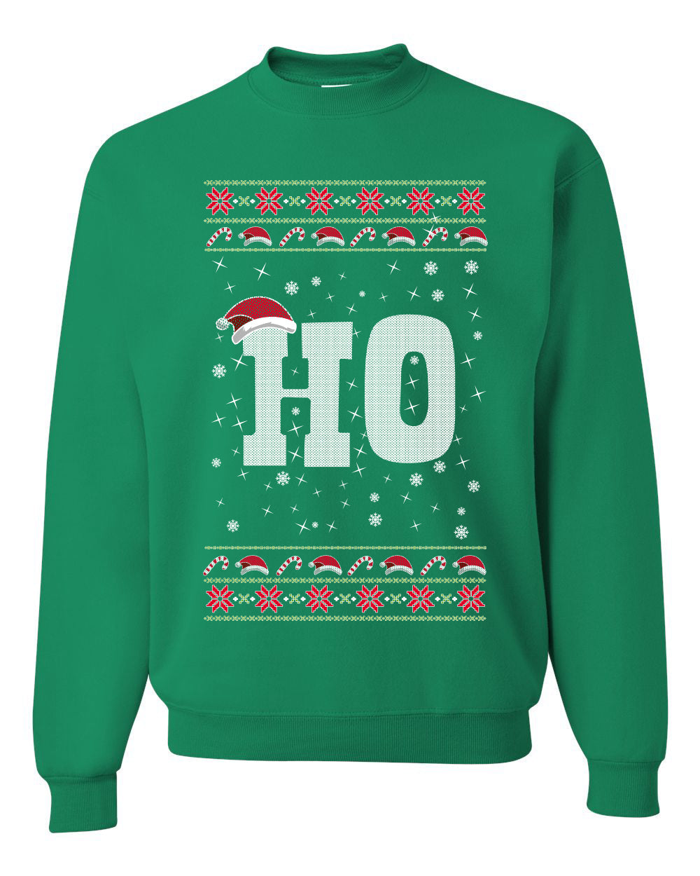 Christmas Ho Merry Ugly Christmas Sweater Unisex Crewneck Graphic Sweatshirt