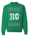 Christmas Ho Merry Ugly Christmas Sweater Unisex Crewneck Graphic Sweatshirt
