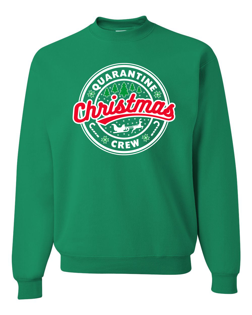 Merry Christmas Quarantine Crew Merry Christmas Unisex Crewneck Graphic Sweatshirt