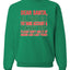 Dear Santa All I Want is Merry Christmas Unisex Crewneck Graphic Sweatshirt