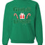 Gangsta Wrapper Merry Christmas Unisex Crewneck Graphic Sweatshirt