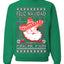 Feliz Navidad Puro Pinche Pari Funny Spanish Song Ugly Christmas Sweater Crewneck Sweatshirt