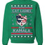 Cat Ladies for Kamala USA Glasses Ugly Christmas Sweater Crewneck Sweatshirt