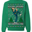 Rockin Around the Christmas Tree Raygun Viral Breakdancer Ugly Christmas Sweater Crewneck Sweatshirt