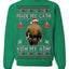 Made My Cath Kith My Ath, Funny Cash Money Viral Kiss My Ass Boxing Fight Meme, Men Women Ugly Christmas Sweater Crewneck Sweatshirt