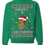 Merry Chrithmith Weed Pot Leaf Join Stoner Ugly Christmas Sweater Unisex Crewneck Sweatshirt