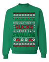 This Ugly Sweater Sucks But I Swallow Ugly Christmas Sweater Unisex Crewneck Sweatshirt