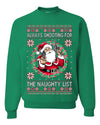 Always Shooting For The Naughty List Ugly Christmas Sweater Unisex Crewneck Sweatshirt