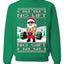 No Lift No Gift Fitness Workout Santa Ugly Christmas Sweater Unisex Crewneck Sweatshirt