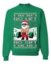 No Lift No Gift Fitness Workout Santa Ugly Christmas Sweater Unisex Crewneck Sweatshirt