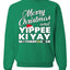 Merry Christmas and Yippee Ki Yay MOFO Christmas Unisex Crewneck Sweatshirt