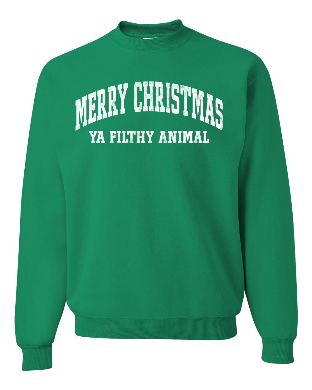 Vintage Movie Quote Merry Christmas Filthy Animal Christmas Unisex Crewneck Sweatshirt
