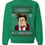 Ho Ho Holy Schnikes Funny 90s Classic Tommy Boy Movie Ugly Christmas Sweater