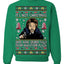 It's Not Christmas Until Hans Gruber Falls From Nakatomi Ugly Christmas Sweater Crewneck Sweatshirt