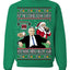 Put the Cookies Down Make America Healthy Again RFK Ugly Christmas Sweater Crewneck Sweatshirt