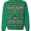 Nakatomi Corporation Christmas Party 1988 Plaza Logo, Classic Die Hard McClane 80s Xmas Movie Quote Ugly Christmas Sweater Crewneck Sweatshirt