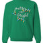 Merry and Bright Christmas Lights, Cute Festive Colorful Christmas Design, Ugly Christmas Unisex Sweater, Crewneck Sweatshirts