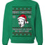 Thought I'd Wear My Best Suit Ed Gein, Unisex Ugly Christmas Sweater Crewneck Sweatshirts