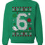 Christmas 6 Meme, Unisex Ugly Christmas Sweater, Crewneck Sweatshirts