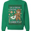 I'm A Freak On The Sheets, Unisex Ugly Christmas Sweater, Crewneck Sweatshirts