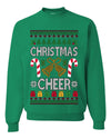Christmas Cheer, Unisex Ugly Christmas Sweater, Crewneck Sweatshirts