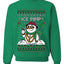 Snow Ice Pimp, Funny Unisex Ugly Christmas Sweater, Crewneck Sweatshirts